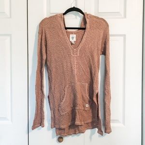 Billabong pink sweater/cover up